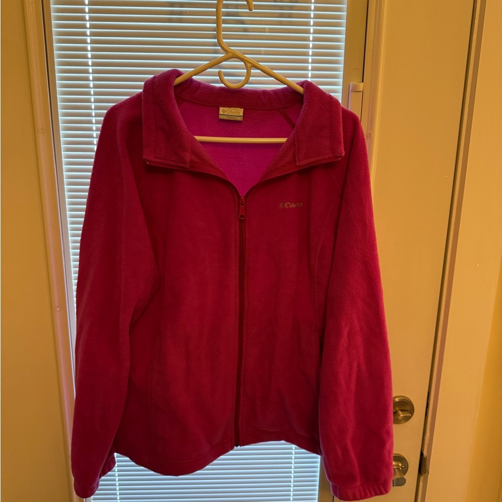 Columbia Pink Cozy Fleece Jacket